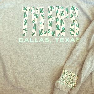 Pink and teal cactus Tyler’s Dallas Texas shirt